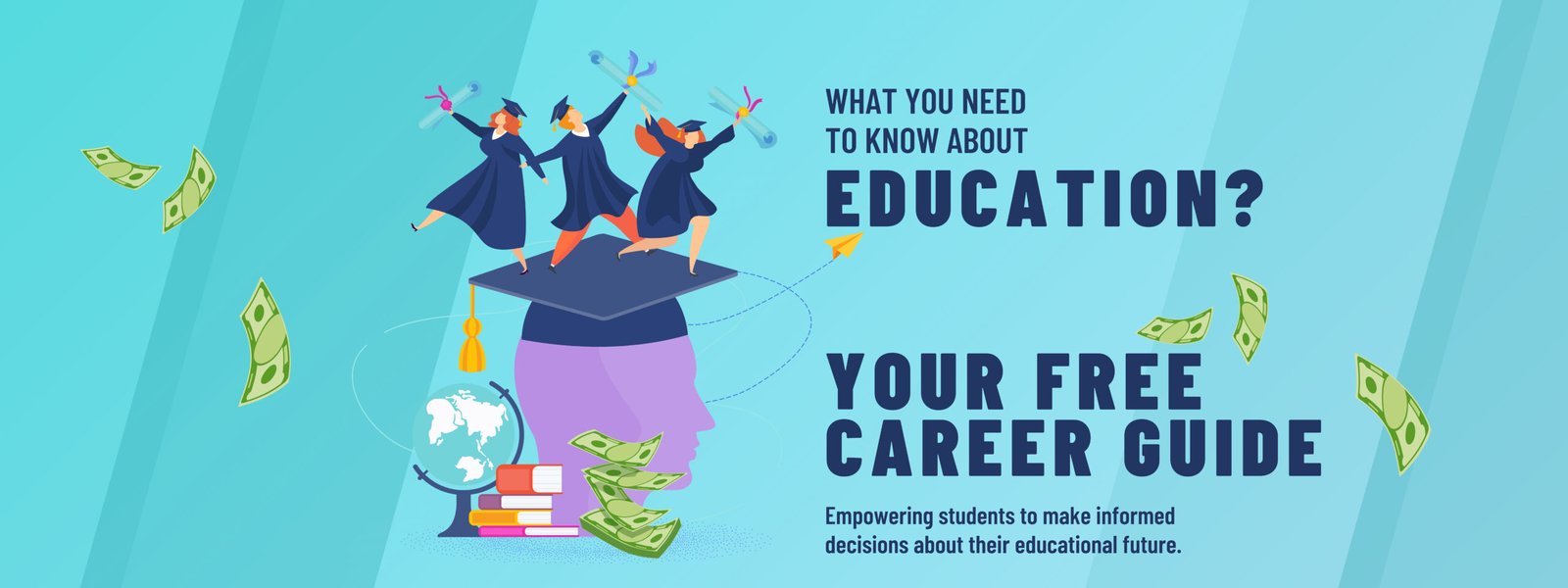 white and blue geometric modern school admission banner (1)